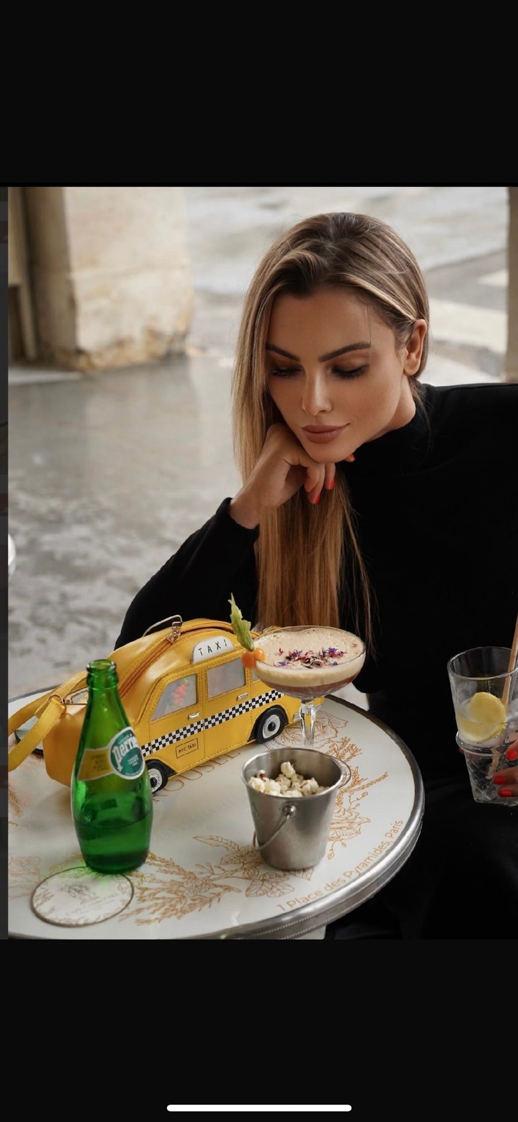 Vintage TAXI Bag (Yellow)