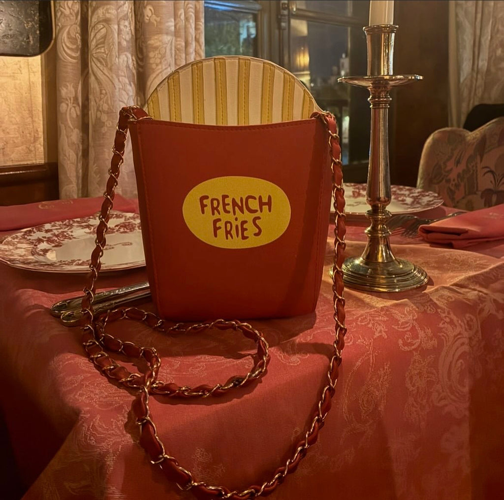 French Fries Crossbody Bag - Red & Yellow